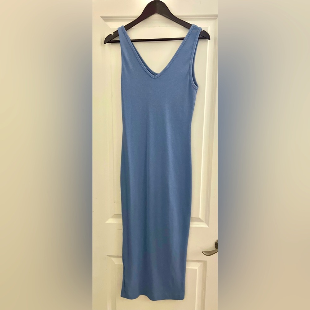 Springtime, Light Blue, Sleeveless Maxi Dress, Women Size 8 - Picture 5 of 5